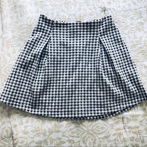 Checked Skirt